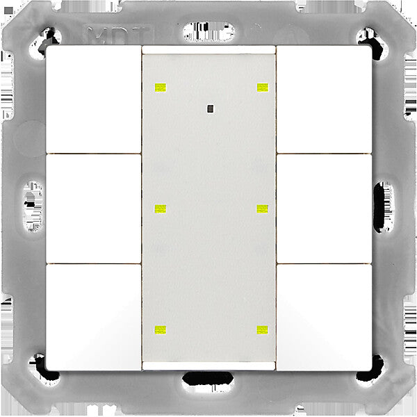 MDT technologies Taster Plus TS 55 6-fach Reinweiß glänzend BE-TA55T6.G2